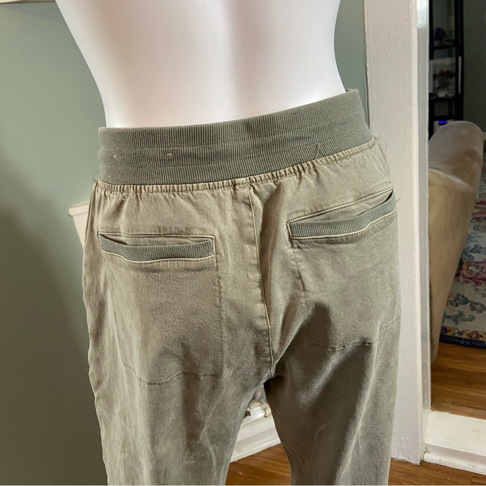 Soft Surroundings Medina Convertible Olive Green Pants Capri Cropped XSmall XS - Picture 11 of 15